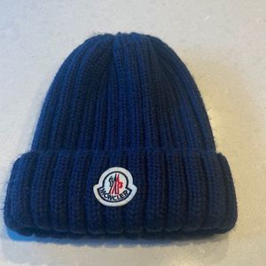 Moncler stocking hat, missing Pom Pom.